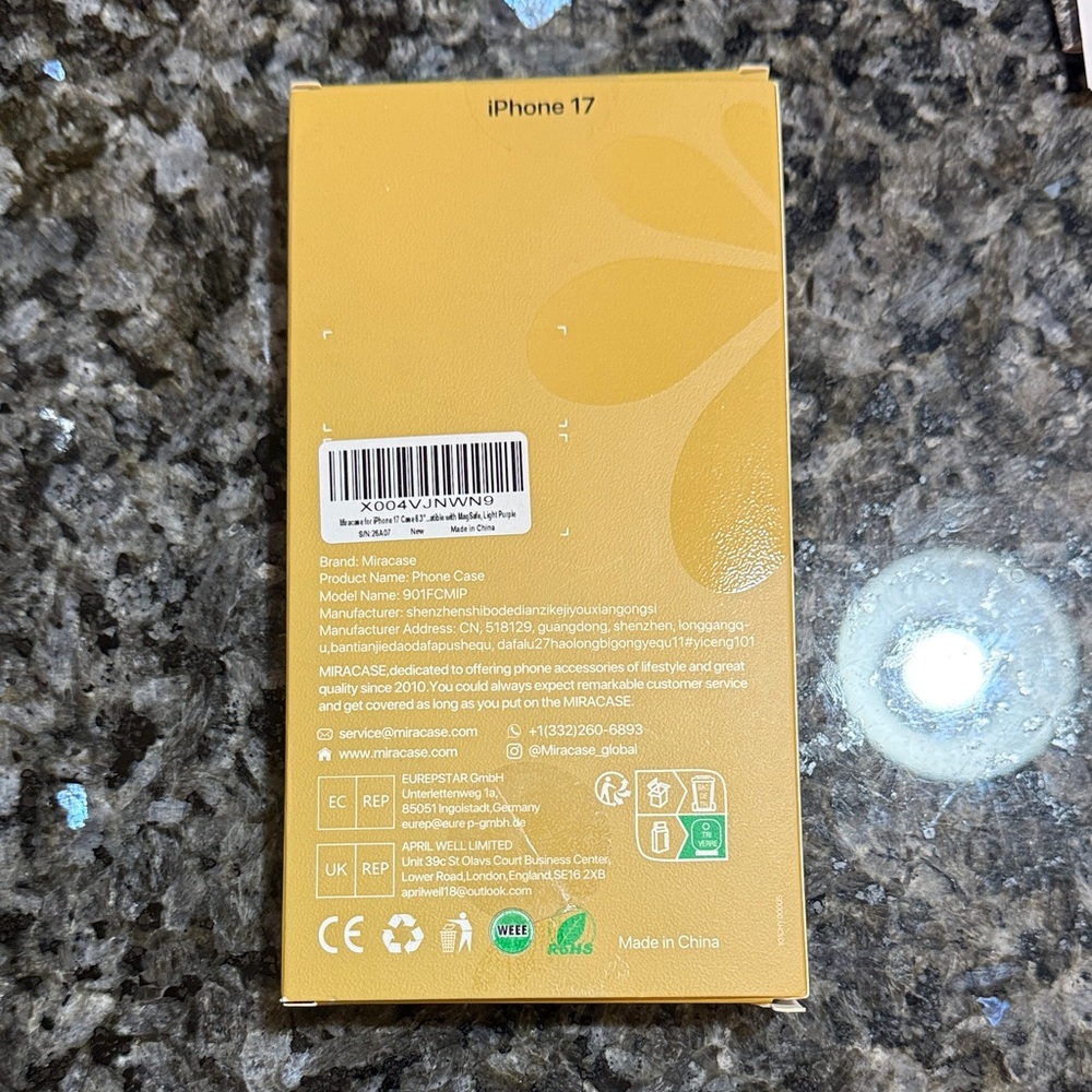 Yellow Phone Case for iPhone 17